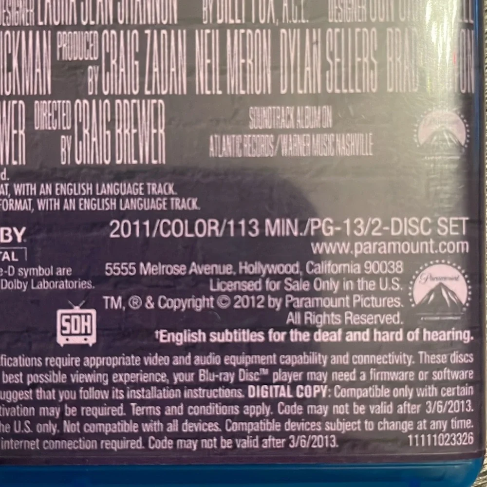 Footloose (2011) DVD/Blu-ray / BUNDLE AND SAVE ON MOVIES - Picture 5 of 11